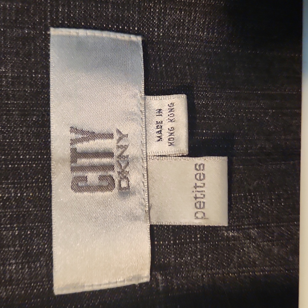 DKNY City black Distressed denim jacket - Picture 3 of 7